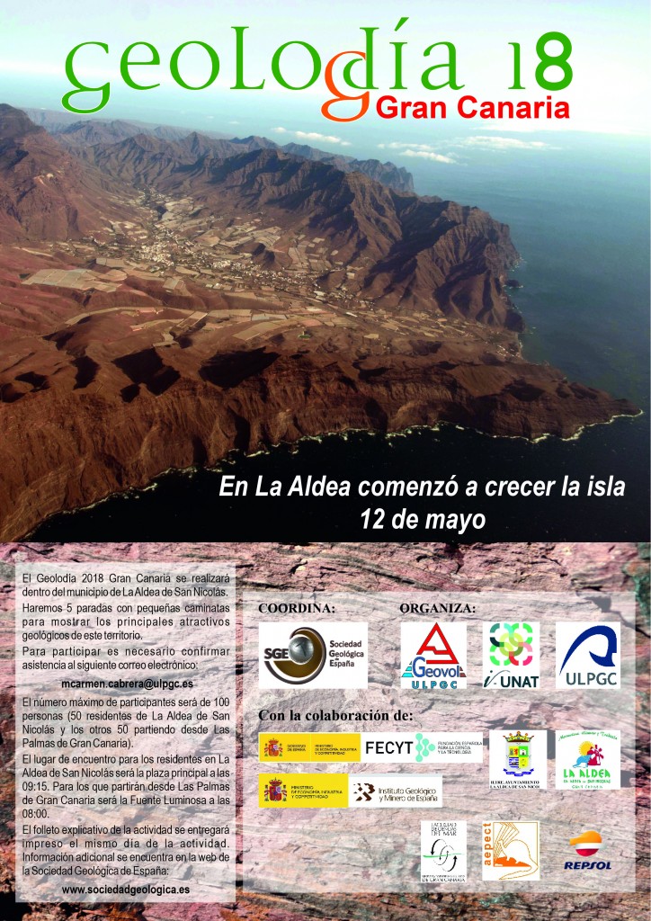 poster gran canaria cambio logos