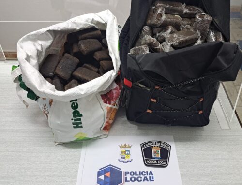 La Policía Local de La Aldea de San Nicolás incauta 28,2 kilos de hachís en el municipio