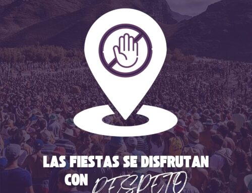 La Aldea instala varios puntos violetas durante las Fiestas de San Nicolás 2025