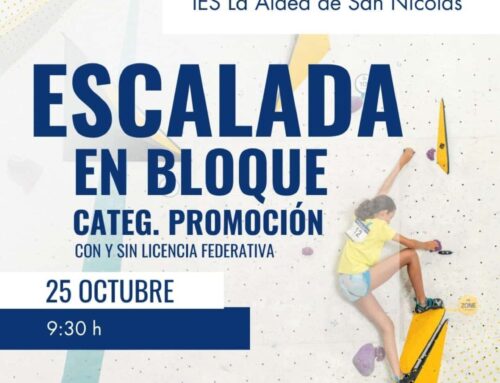 La Aldea de San Nicolás será sede del Campeonato de Canarias de escalada en bloque y carreras por montaña en edad escolar