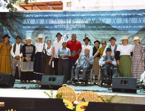 El Ayuntamiento de La Aldea reconoce la labor de cuatro referentes en la conservación del patrimonio hidráulico del municipio
