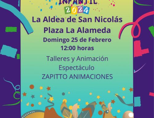 Talleres, animación y espectáculos para celebrar el Carnaval Infantil en La Aldea de San Nicolás