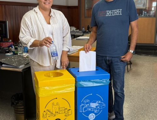 La Aldea de San Nicolás incorpora nuevos contenedores de reciclaje en las dependencias municipales