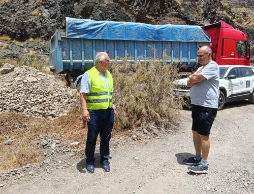 La Aldea de San Nicolás impulsa la reparación de la pista de acceso hasta la Playa de Tasartico