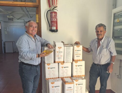 La Aldea de San Nicolás colabora con los apicultores del municipio aportándoles cerca de 2.500 kg de alimento para las abejas