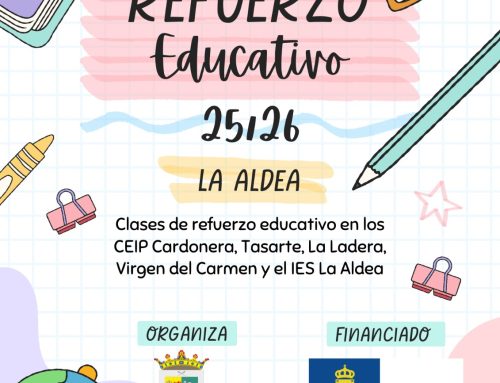 La Aldea de San Nicolás culmina el proyecto de refuerzo educativo en los centros escolares del municipio