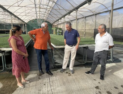 El alcalde y la concejala de Sector Primario visitan los semilleros de Coagrisan
