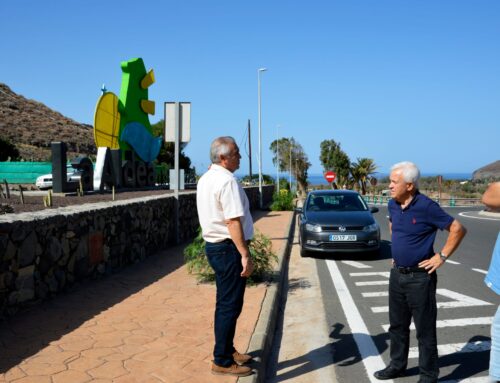 El consejero de Cooperación Institucional y Solidaridad del Cabildo de Gran Canaria, repasa en La Aldea 4,5 millones de euros en inversiones